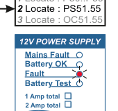 12V Power Supply front panel indicators